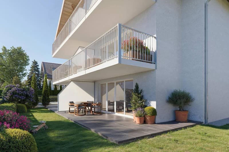 Echapée sur les Alpes, vie de charme, bel appartement lumineux de 4,5 pièces (2)