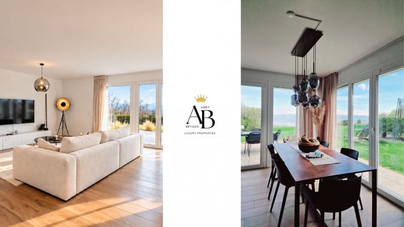En exclusivité - Vue panoramique sur le lac et les montagnes, terrasse et jardin (8)