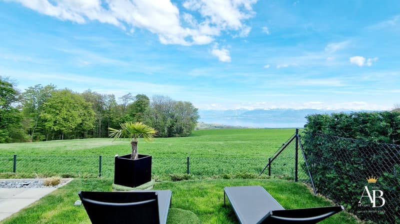 En exclusivité - Vue panoramique sur le lac et les montagnes, terrasse et jardin (4)