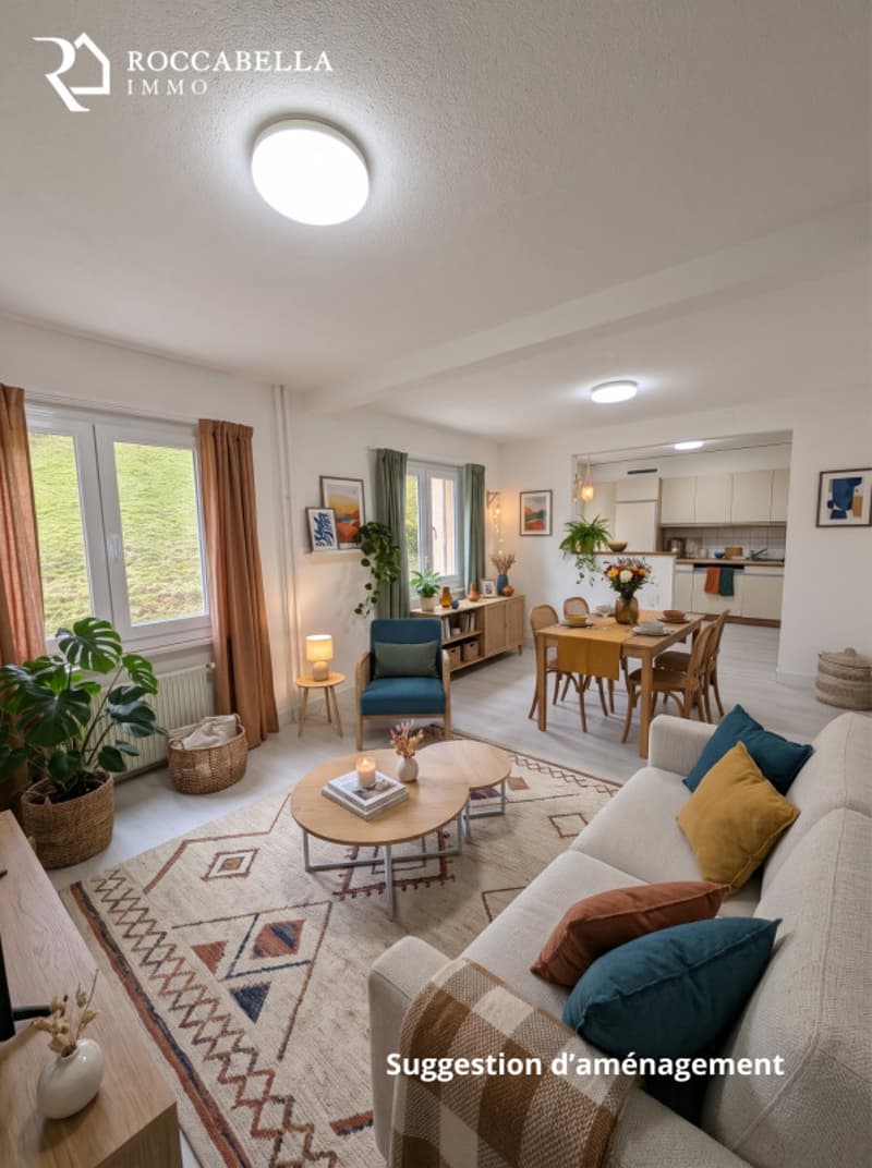 Très joli 4.5 pces loué, avec vue sur la nature !! Idéal 1er investissement !! (3)
