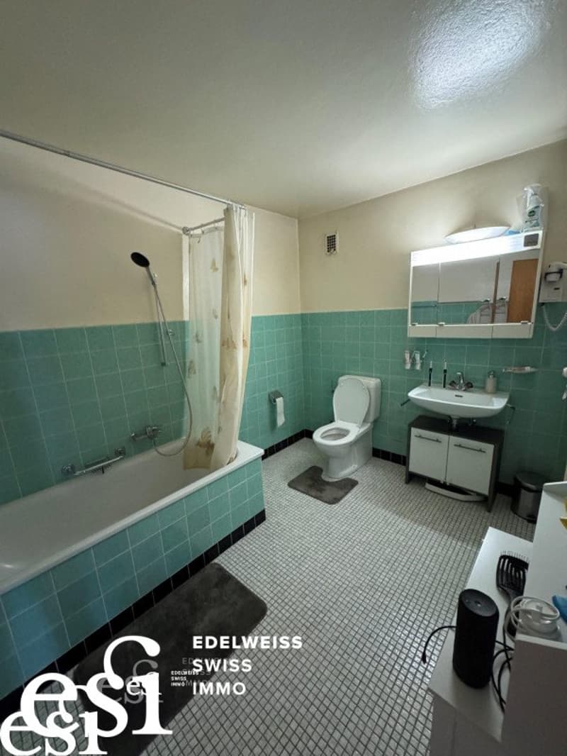 Spacieux appartement de 4.5 pces au centre de Bex avec beau potentiel (10)