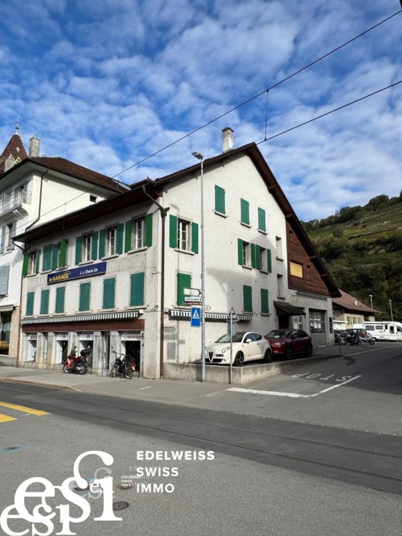Attique de 4.5 pces au centre de Bex avec fort potentiel (1)