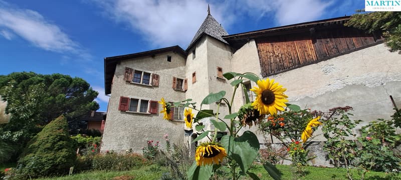 A VENDRE - BRAMOIS : En face du pont historique, 4.5 pièces avec jardin (1)