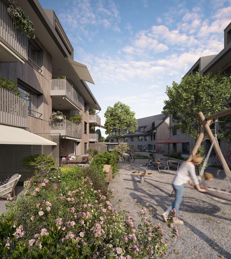 2.5 Zimmerwohnung in Worben (6)