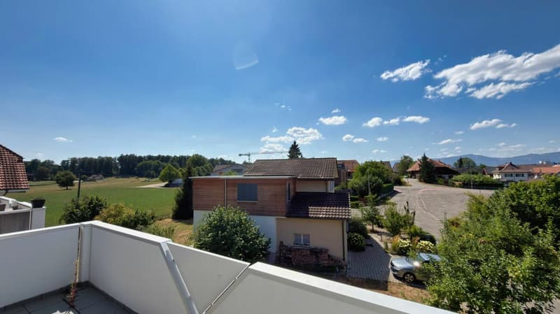 Wohnen mit Weitblick - grosszügige Maisonette-Dachwohnung mit Galerie und sonnigem Balkon (4)