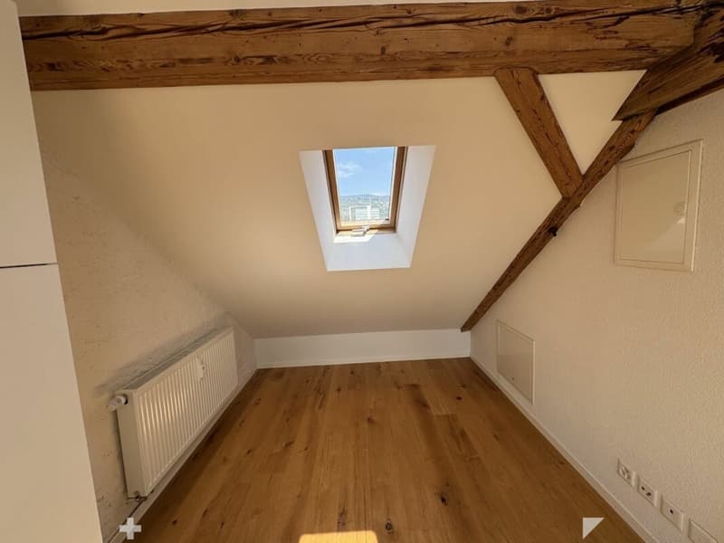 Sonnige Dachwohnung mit Sichtbalken und besonderem Charme (6)