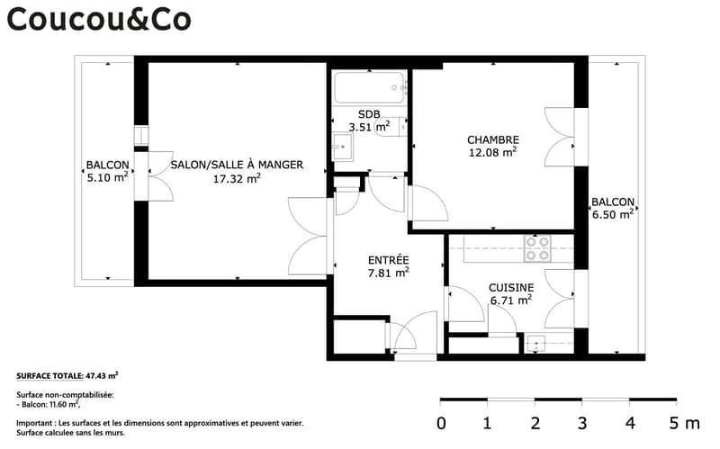 Appartement lumineux au coeur de Lausanne (9)