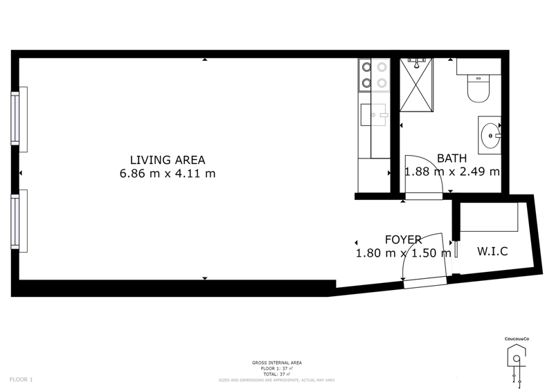 Studio moderne, meublé et luxueux à Boudry (13)