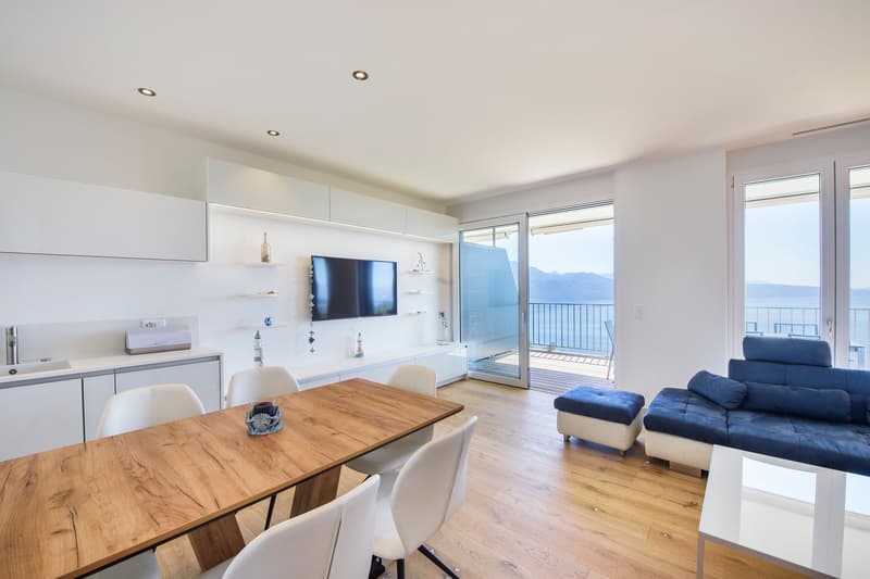 Appartement meublé de 3 pièces avec vue imprenable à Puidoux (4)