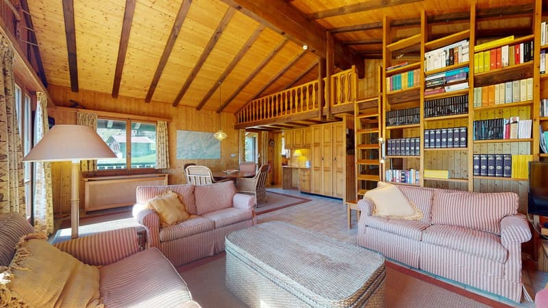 À la saison - Splendide chalet, entouré de verdure, aux Marécottes (8)