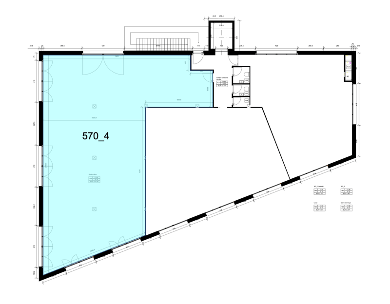 Surface administrative / commerciale de 245 m² (3)