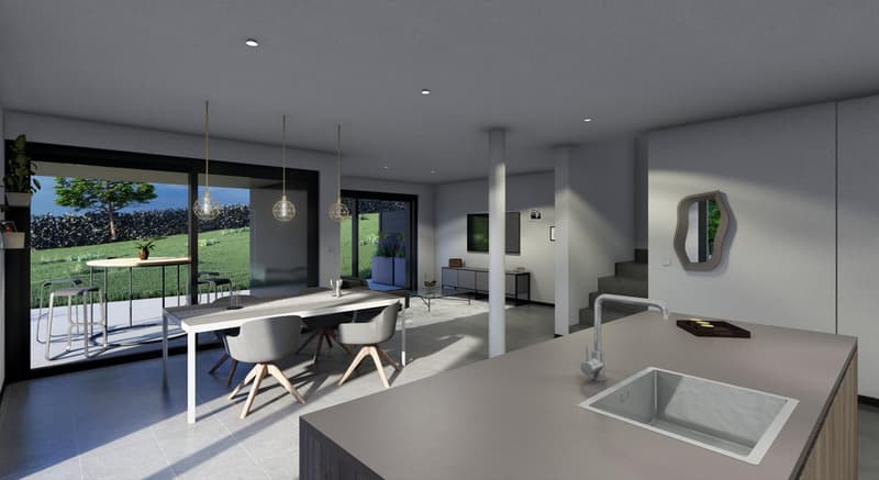 4 villas mitoyennes neuves de 5,5 pièces (4)