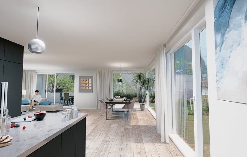 Schöne Gartenwohnung mit 5.5 Zimmern in Erlinsbach AG (2)