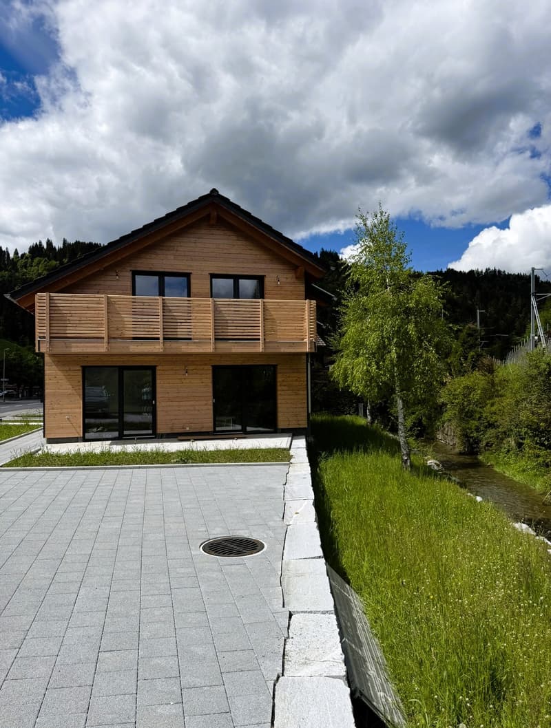 Modernes Einfamilienhaus in Wiggen, erbaut nach dem Minergie-Standard, mit großem Garten (2)