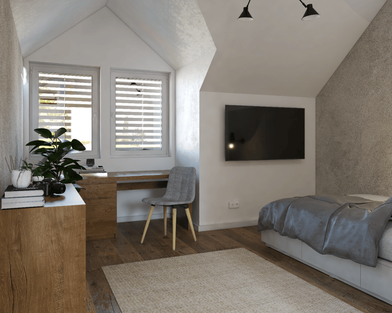 Neubau drei moderne Einfamilienhäuser nach Minergie-Standard in Riedstätt (22)