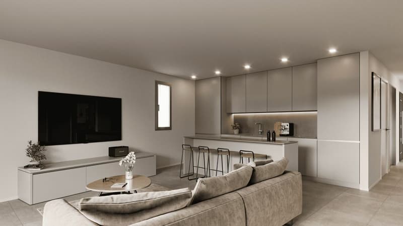 BELLINZONA : Nous vendons de nouveaux appartements de haute qualité de 3,5 pièces dans un excellent emplacement (5)