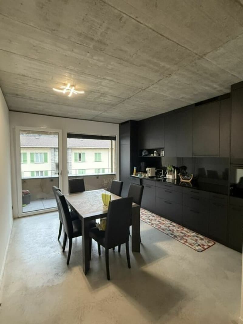 Affittiamo grande e moderno appartamento 2.5 locali in zona centrale (7)