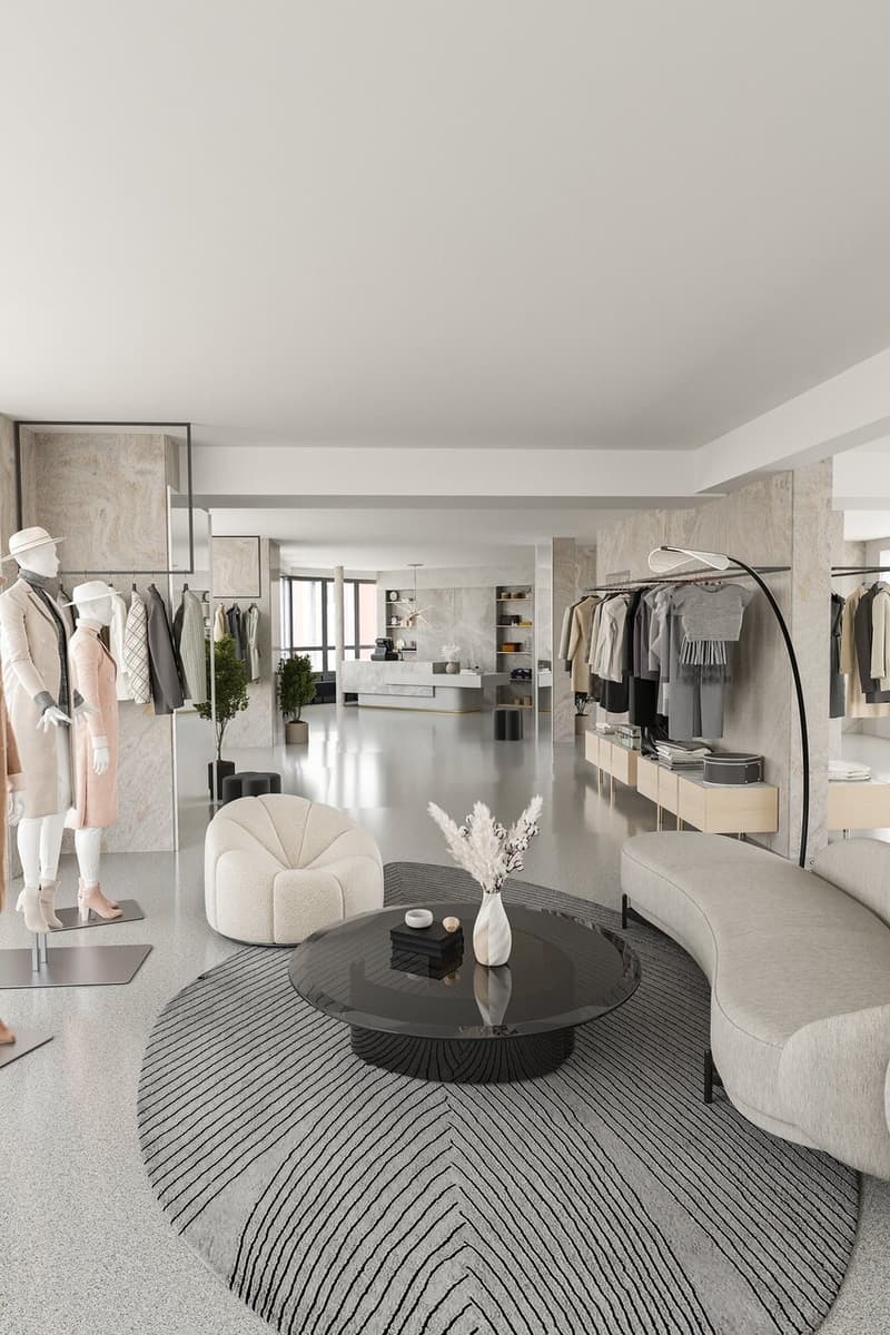 Aménagement suggéré - magasin au rez-de-chaussée