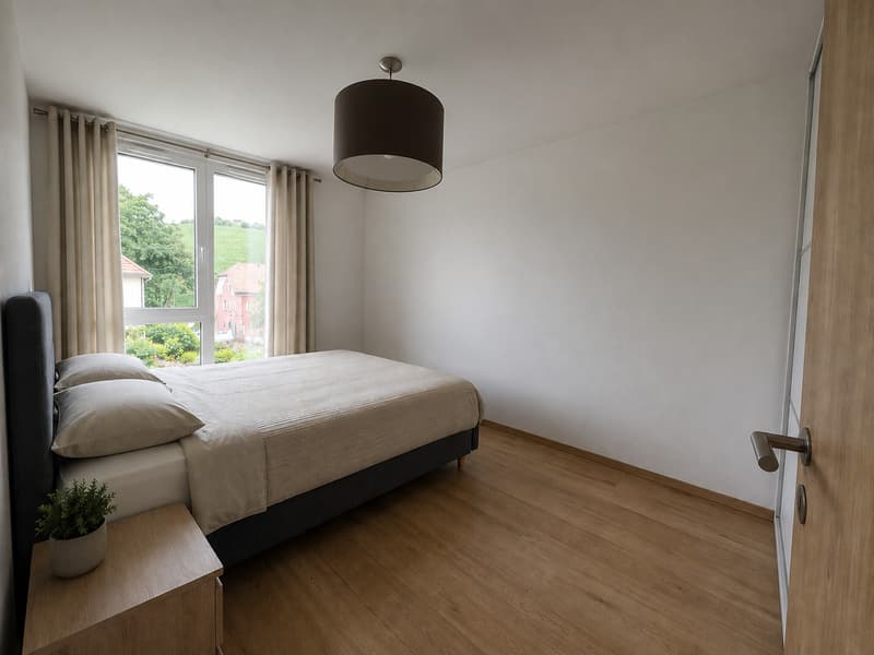 Spacieux appartement meublé de 2,5 pièces avec balcon - Romont (2)