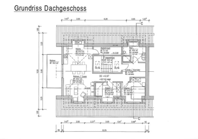 Grundriss Dachgeschoss