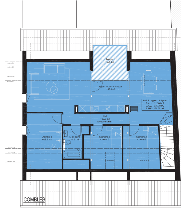 Nouvelle construction à Cronay. 3 spacieux appartements de 4.5 et 5.5 pièces. Dès CHF 815'000.--. (15)