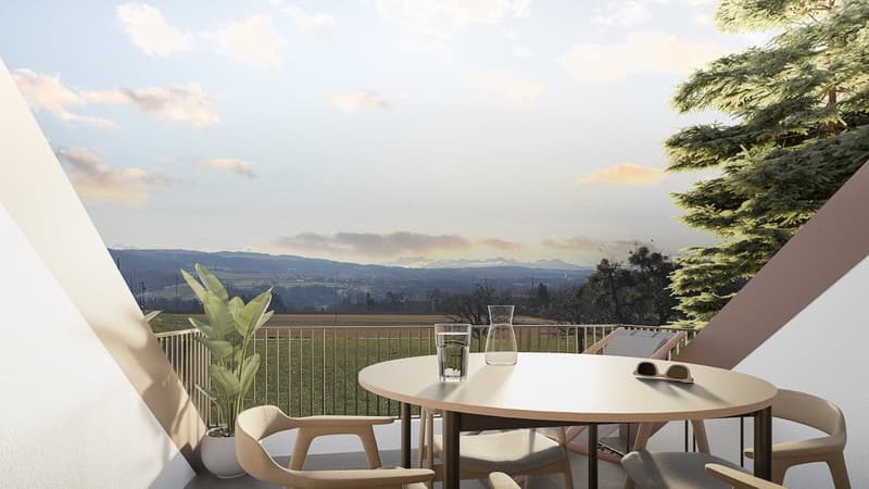 Nouvelle construction à Cronay. 3 spacieux appartements de 4.5 et 5.5 pièces. Dès CHF 815'000.--. (6)