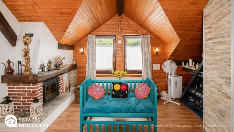 Maison familiale avec terrasse, garage, dépendances, rare ! (11)