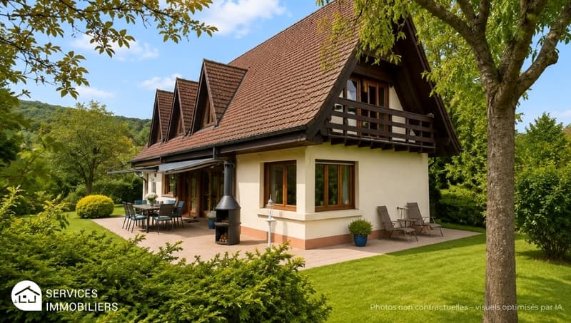Maison d'architecte lumineuse au calme - Coup de coeur assuré à Glovelier (3)