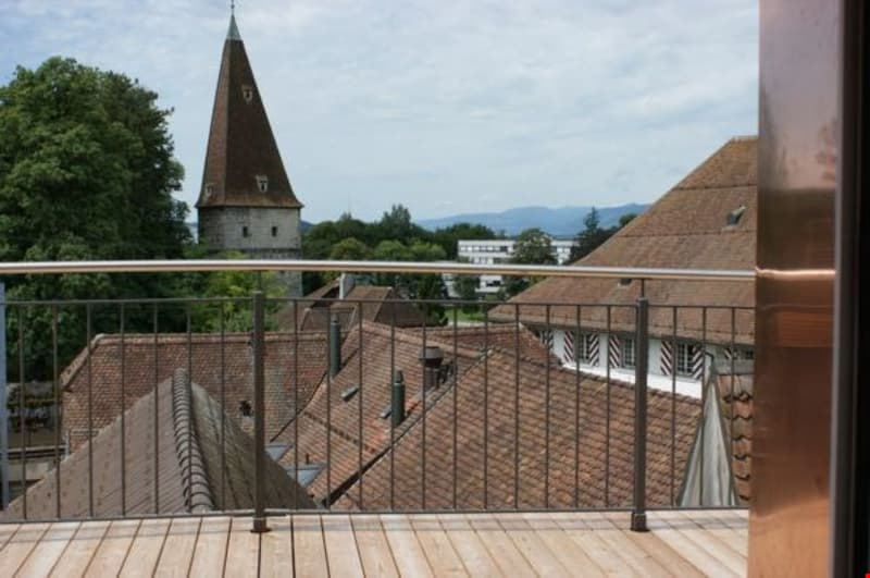 Aussicht von Dachterrasse
