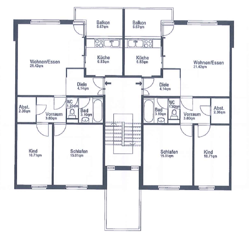Charmante 3.5-Zimmer-Wohnung mit Balkon und schöner Aussicht in Teufenthal AG (11)