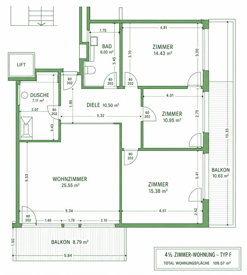 Geräumige 4.5-Zimmer-Wohnung in Chur - die Gelegenheit! (2)
