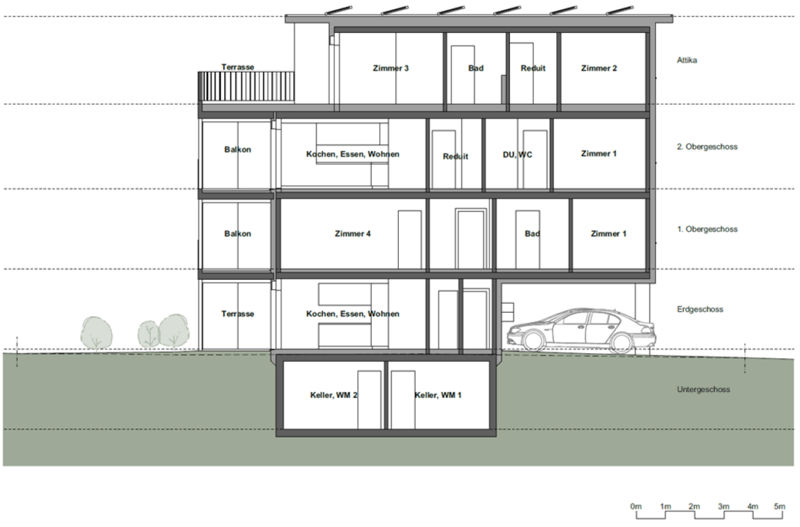 Moderne 5.5-Zimmer-Maisonette-Eigentumswohnung - wie Doppelhaushälfte an ruhiger, naturnaher Lage! (4)