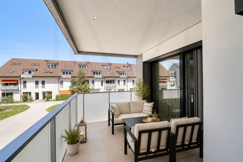Un art de vivre contemporain à deux pas du centre de Bulle ? Magnifique 3.5 pièces ! (2)