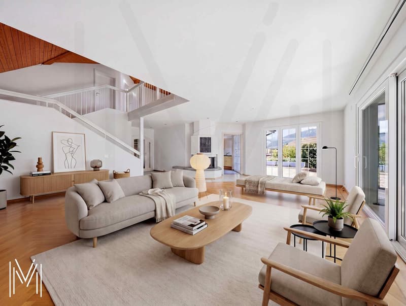 Villa d'exception de 6,5 pièces dans un quartier calme résidentiel avec vue exceptionnelle ! (2)