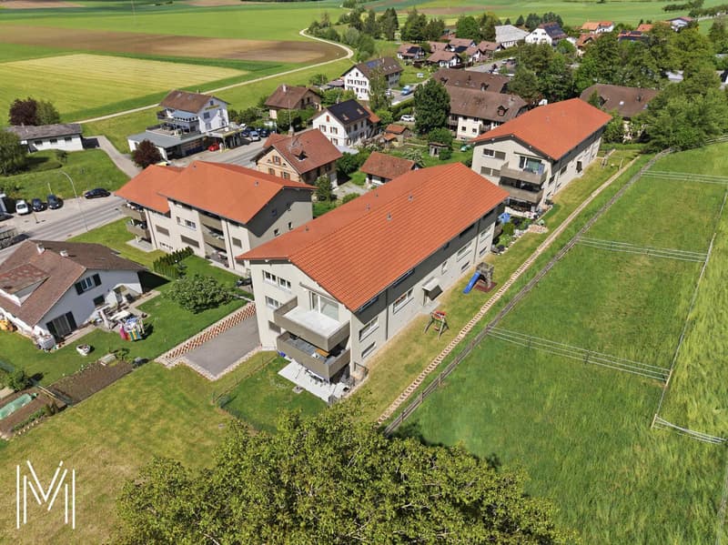 Appartement en attique de 4.5 pièces avec vue panoramique sur la campagne sans vis-à-vis ! (12)