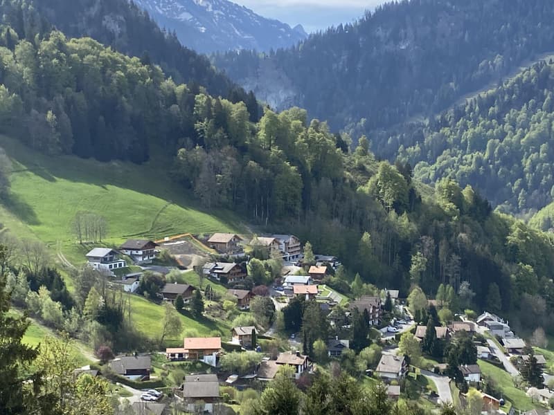 Terrain avec permis en force pour une villa/chalet individuel (2)
