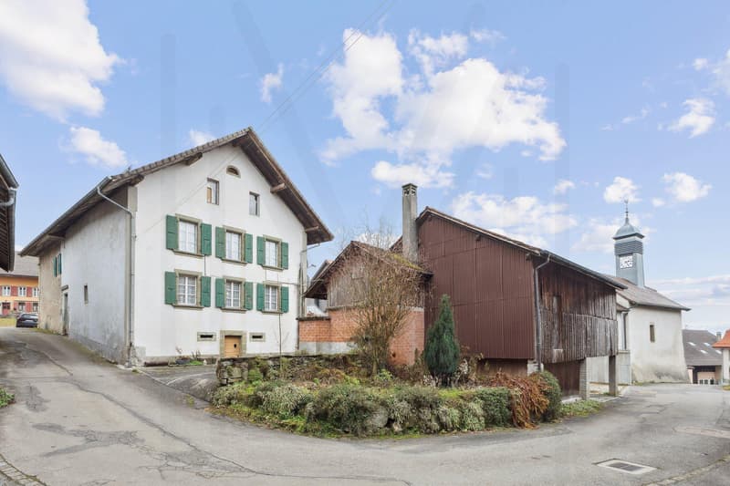 Propriété composée de trois bâtiments à rénover entièrement, répartis sur deux parcelles totalisant 534 m², offrant un important potentiel de transformation. (1)
