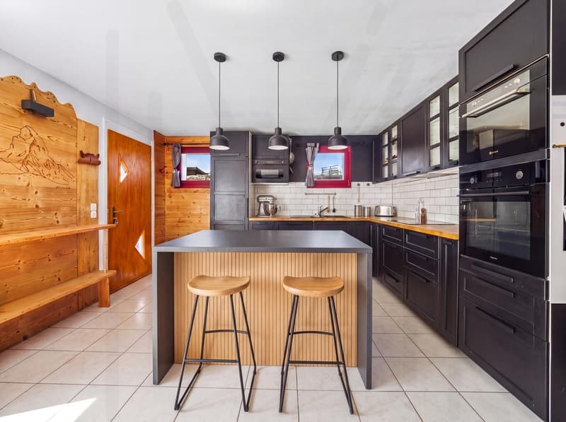 Grande maison d'architecte modulable, conçue pour une ou deux habitations indépendantes. (7)