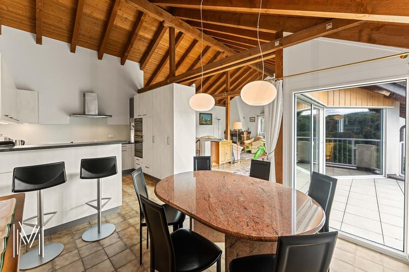 Superbe maison 6,5 pièces avec un dégagement et vue d'exception (11)