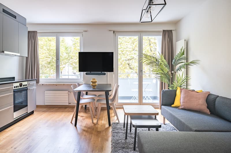 Stilvolle 3.5-Zimmerwohnung mit Balkon nähe Kannenfeldpark (2)