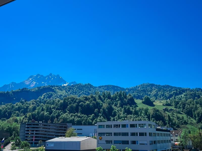 BEFRISTET: 01.12.26 - 31.03.27; Möblierte 3.5-Zimmerwohnung in Kriens mit Balkon & Bergsicht (13)