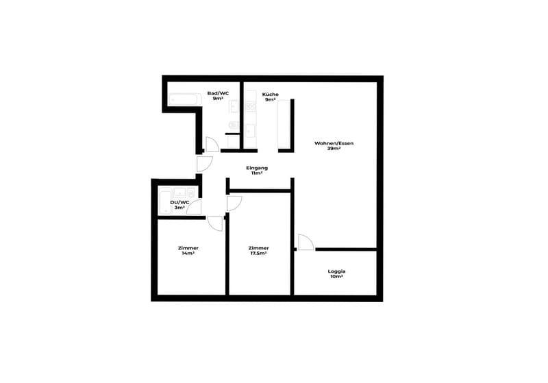 BEFRISTET: 01.10.2026 - 31.03.2027; Möblierte 3.5-Zimmer-Wohnung an Toplage (15)