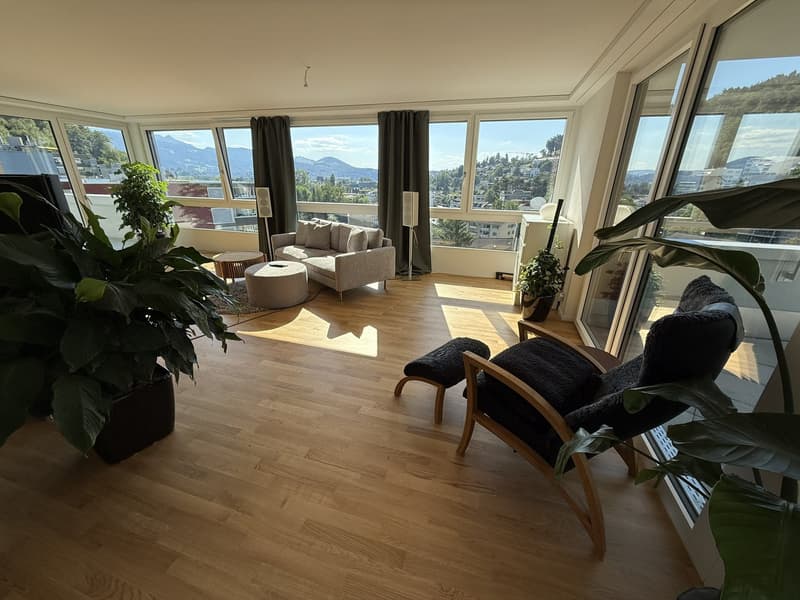 BEFRISTET: 15.07.2026 - 31.12.2026: Möblierte 4.5-Zimmer-Wohnung mit Dachterrasse und Seesicht (12)