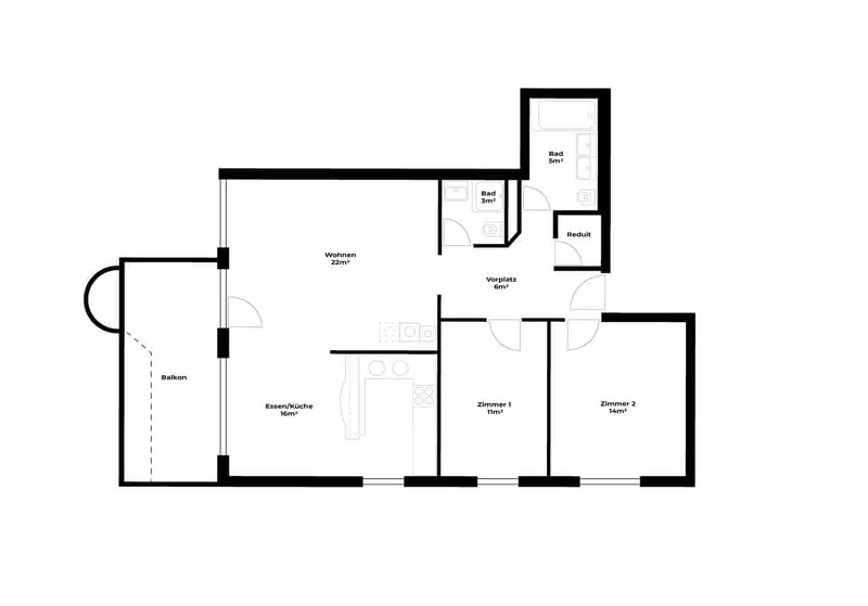 AB 01.11.2026 / 3.5-Zimmer-Wohnung an bester Lage im Kanton Zug / unbefristet (9)