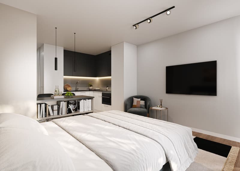 Möblierte 1.5-Zimmer-Wohnung im Neubau – mitten in Solothurn (3)