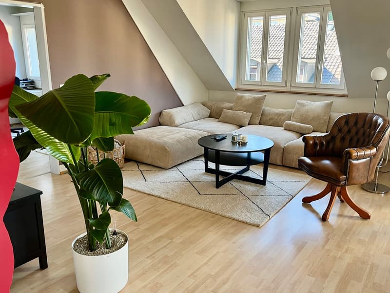BEFRISTET: 01.12.26 - 30.04.27: Charmante 3.5-Zimmer-Dachwohnung mit sonnigen Balkonen in Luzern (2)