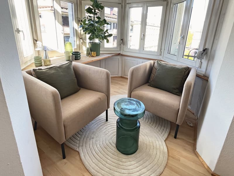 BEFRISTET: 01.12.26 - 30.04.27: Charmante 3.5-Zimmer-Dachwohnung mit sonnigen Balkonen in Luzern (14)