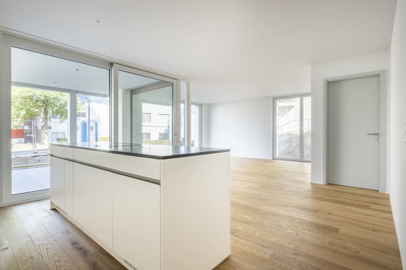 Helle 2.5-Zimmer-Neubauwohnung mit Gartenanteil (2)