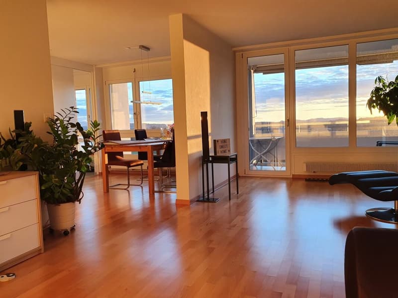 Teilsanierte Dachwohnung im 7. Obergeschoss in Ittigen (2)