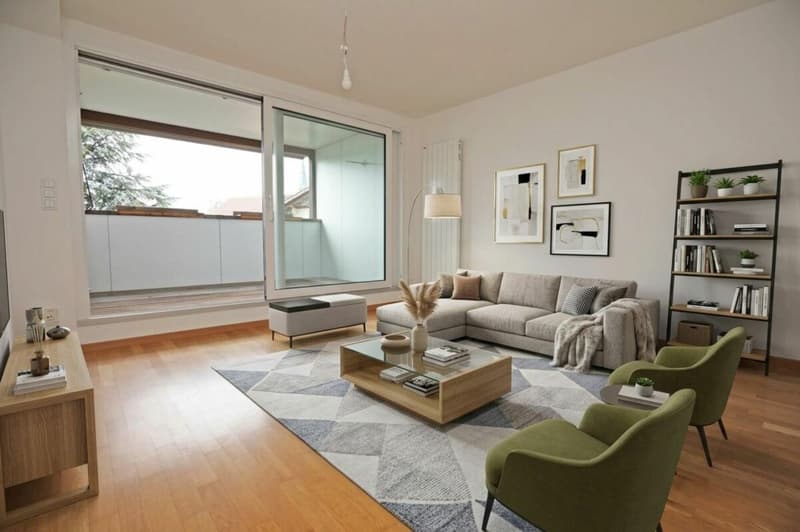 Geräumige 3.5-Zimmer-Wohnung in Bahnhofsnähe (2)